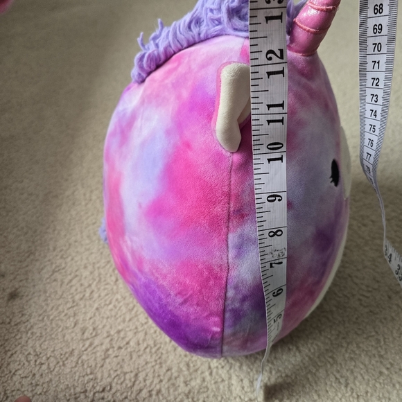 Squishmallows Large Colorful Tie Dye Unicorn - Picture 9 of 9